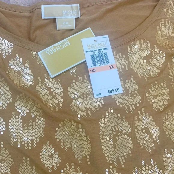 NWT Michael Kors plus shirt - Picture 9 of 9